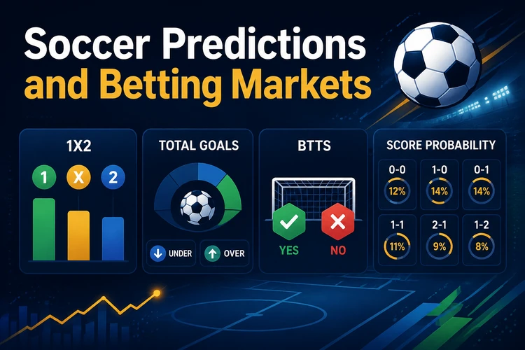 Soccer Predictions and Betting Markets
