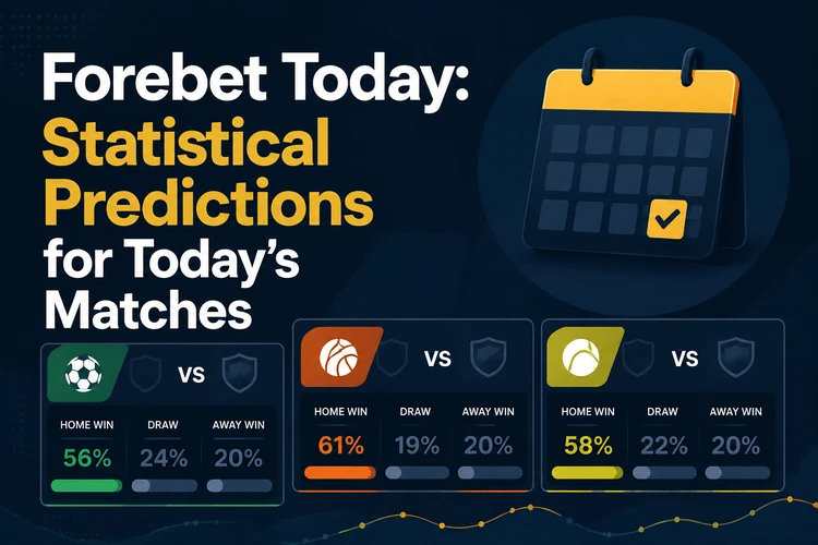 Forebet Today: Statistical Predictions for Today's Matches